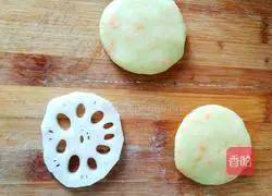 Potato and lotus root cake recipe 10