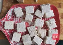 Illustration of how to make salt and pepper tofu 2