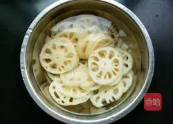 Illustration of how to make smooth lotus root slices 3