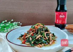 Illustration of how to make stir-fried dried malan 15