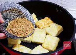 Illustration of how to make pan-fried cumin tofu 16