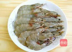 Boiled shrimp Illustration of how to do it 1