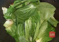 Illustration of how to stir-fry shiitake mushrooms and sea greens 13