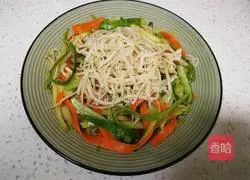 Illustration of how to make cold enoki mushrooms 9