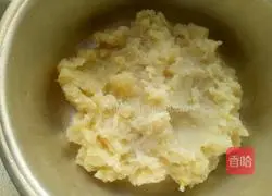 Illustration of how to make mashed potato rice buns 16