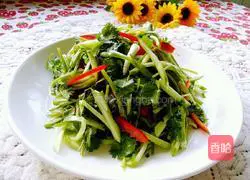 Illustration of how to make cold tiger vegetables 8