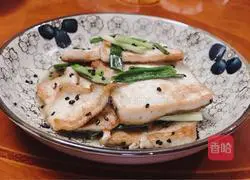 Illustration of how to make beer golden tofu 12