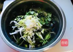 Illustration of how to make cold wakame 2