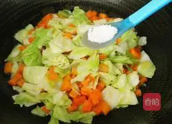 Illustration of how to cook cabbage and carrots 9