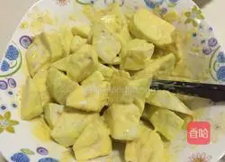 Illustration of how to cook eggplant with potatoes and tofu 1