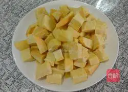 Illustration of how to make shredded sweet potatoes 1