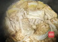 Illustration of making sauce-flavored tofu 6