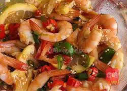 Sour Spicy lemon shrimp recipe 9