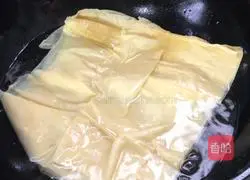 Tofu skin with sauce Practice illustration 2