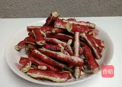 Illustration of how to make fried red beans 2