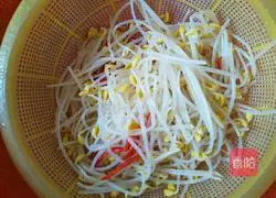 Cold salad Illustration of how to make bean sprouts 6