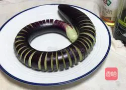 Illustration of how to make cold panlong eggplant 2