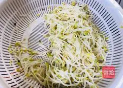 Illustration of how to make cold bean sprouts 1