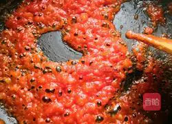 Illustration of how to make tofu mixed with tomato sauce 7