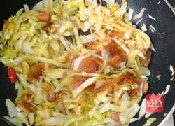 Illustration of how to make vermicelli cabbage 6