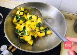 Illustration of home-style fried pumpkin 7