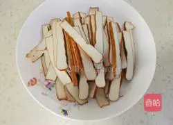 Illustration of how to make stir-fried dried leeks 4