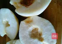 Illustration of how to make red wine and pear 2