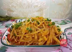 Recipe for cold spicy potato shreds Illustration 9