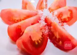 Illustration of how to make white sugar tomatoes 3
