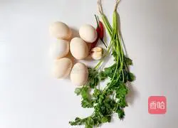 Illustration of how to make cold eggs 1
