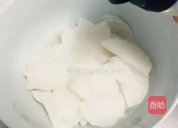 Cold Meizizi White Radish Illustration of how to do it 2