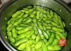 Illustration of how to make ginger with edamame 1