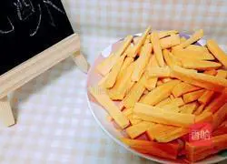 Illustration of how to make salty sweet potatoes 1