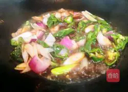 Illustration of how to make fried onion tofu 4