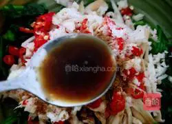 Illustration of how to make king oyster mushrooms with spinach 20