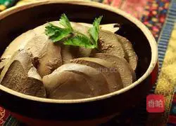 Illustration of how to make salted duck liver 9