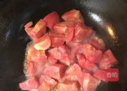 Fried tomatoes Illustration of how to make eggs 4