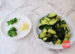 Illustration of how to make cucumber jelly 2