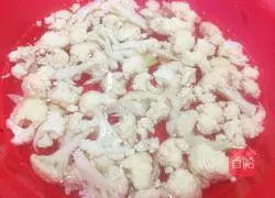 Cold salad Illustration of how to make cauliflower 2