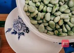 Cold broad beans Illustration of how to do it 5