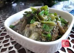 Illustration of how to make pepper and eggplant 10