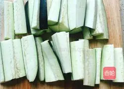 Illustration of how to make steamed eggplant with garlic 1