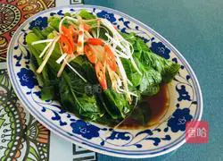 Illustration of how to make garlic-flavored boiled cabbage heart 9