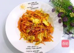 Illustration of how to make scrambled eggs with carrots 6