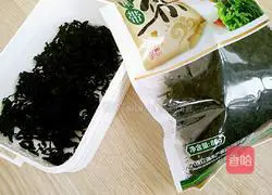 Illustration of how to make cold wakame 1