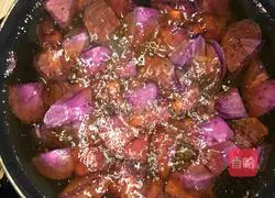 Illustration of how to make brushed purple sweet potato 2