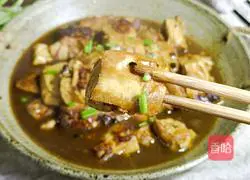 Illustration of how to make pepper and sesame tofu 9