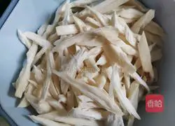 Illustration of how to make stir-fried king oyster mushrooms 2