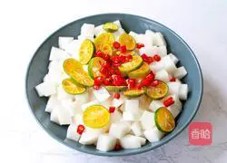 Illustration of how to make Sprite-lime pickled radish 8