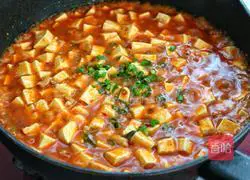 Illustration of home-style spicy tofu 14